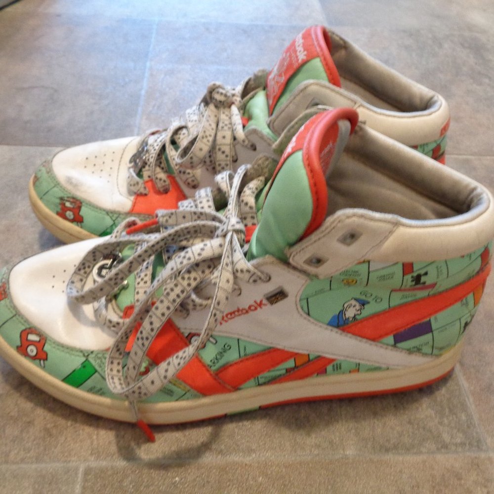Reebok 2008 Monopoly Sneakers Women 6.5 Collector